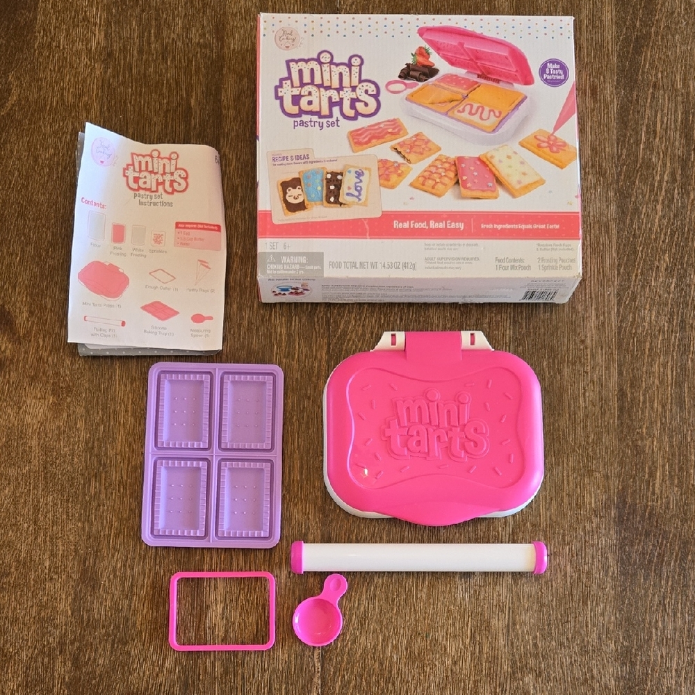 Mini Tarts Pastry Set, Pink